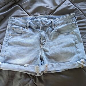 American eagle midi shorts